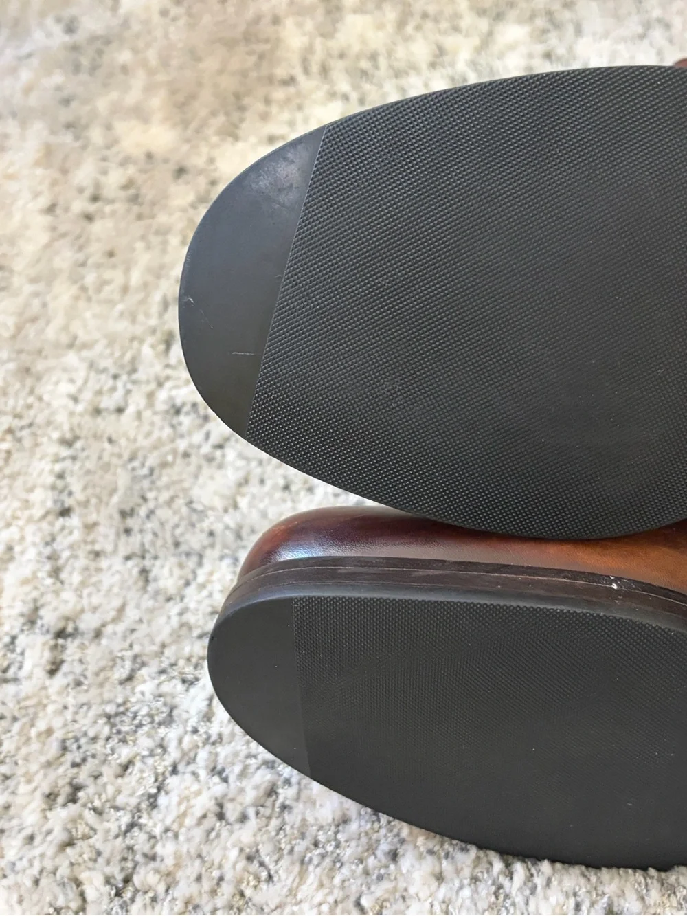Vintage Prada Brown Leather Zip-Front Boots Men’s Size 9 EUC Made in Italy - Picture 6 of 13